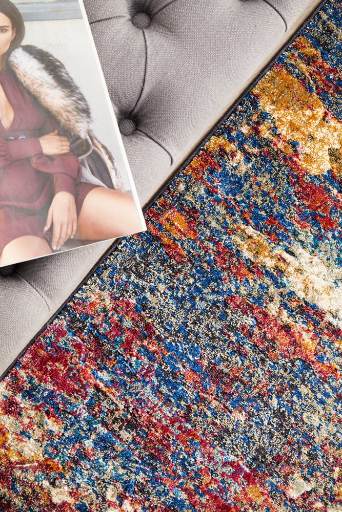 Splash Midnight Transitional Rug