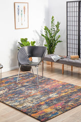 Splash Midnight Transitional Rug