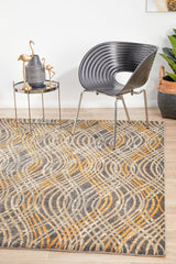 Flurry Charcoal Transitional Rug