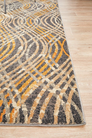 Flurry Charcoal Transitional Rug