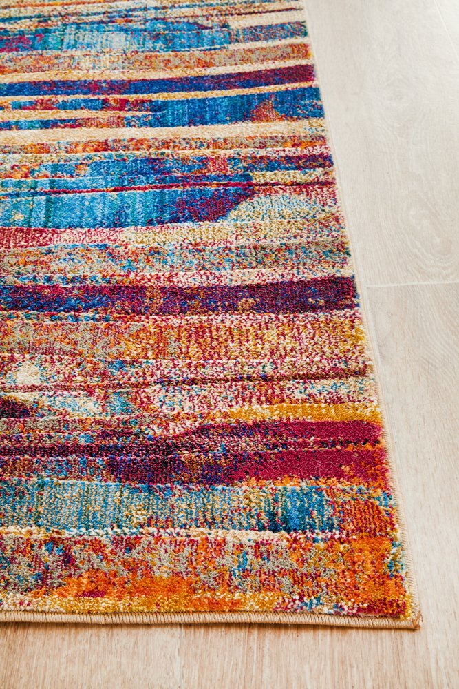 Ontario Raspberry Rug Strokes Raspberry Transitional Rug – Lost Design Society