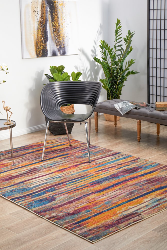 Deep Raspberry Rug Swirl Strokes Raspberry Transitional Rug – Lost Design Society
