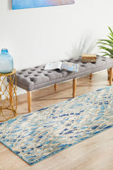 Ropes Blue Transitional Rug