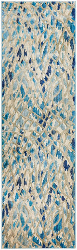 Ropes Blue Transitional Rug