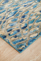 Ropes Blue Transitional Rug