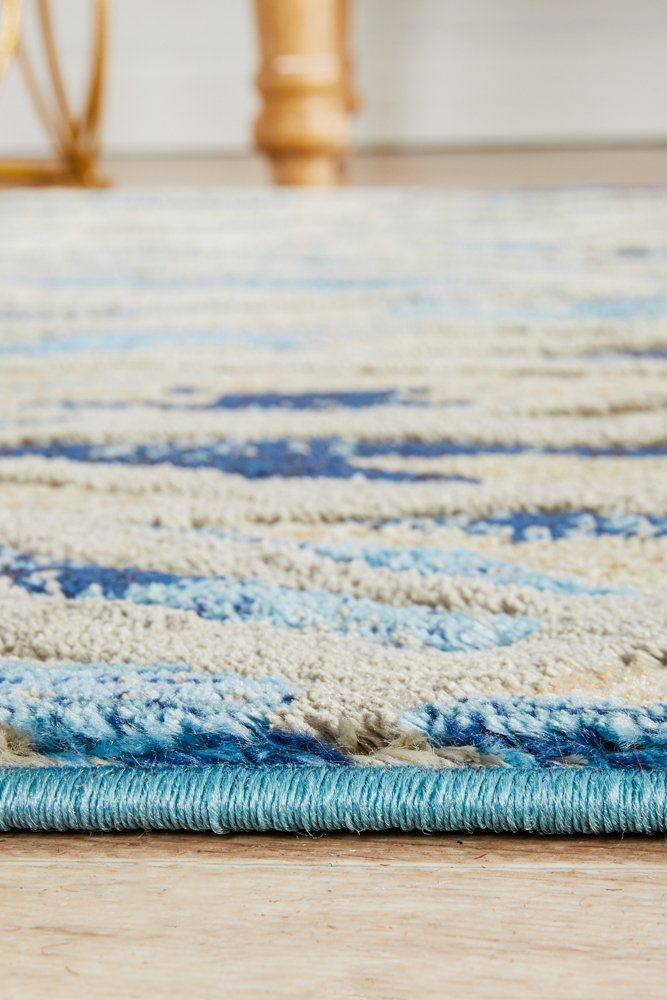 Ropes Blue Transitional Rug