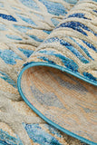 Ropes Blue Transitional Rug