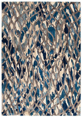 Ropes Blue Transitional Rug