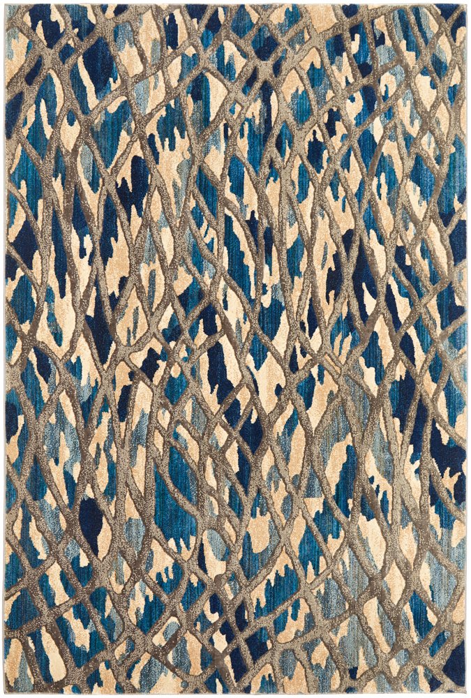 Ropes Blue Transitional Rug