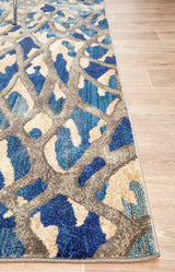 Ropes Blue Transitional Rug