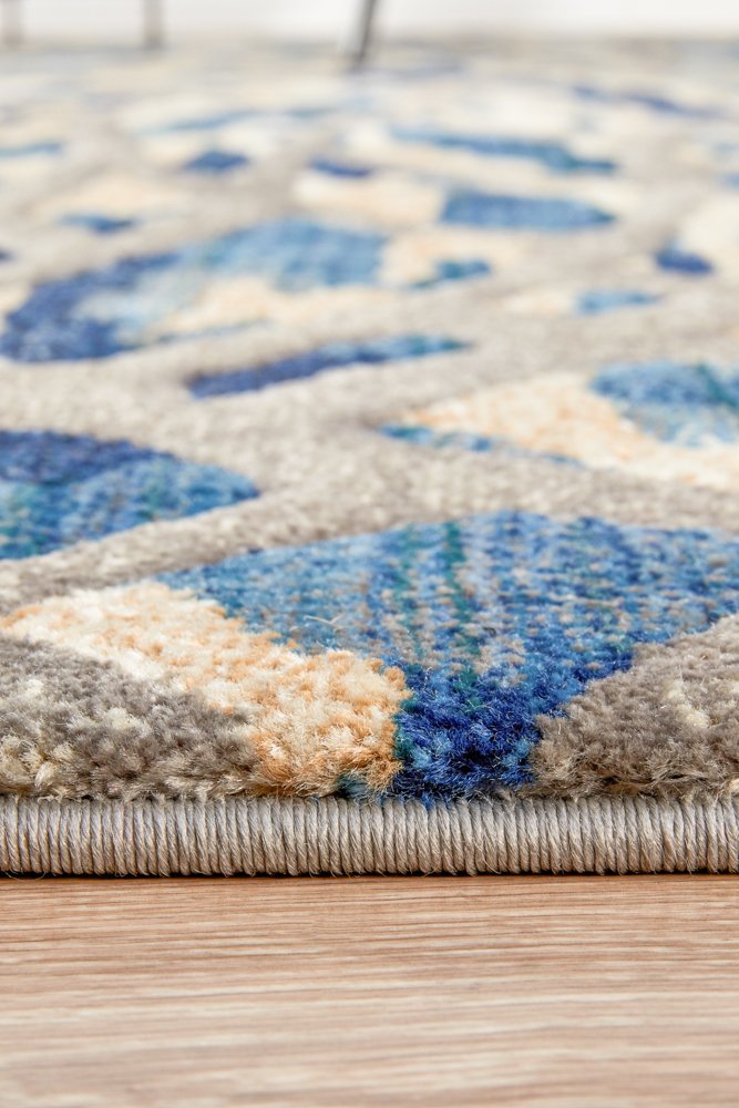 Ropes Blue Transitional Rug