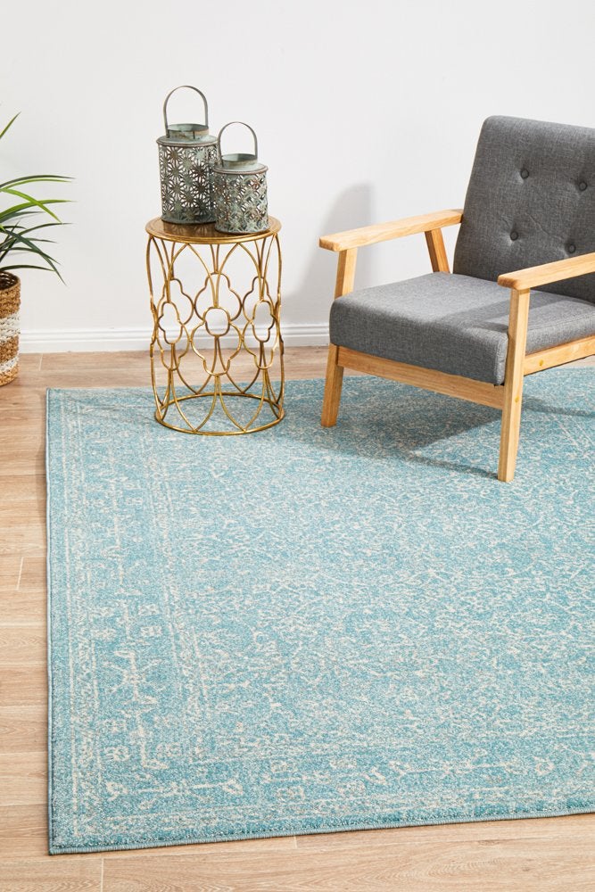 Depth Blue Transitional Rug