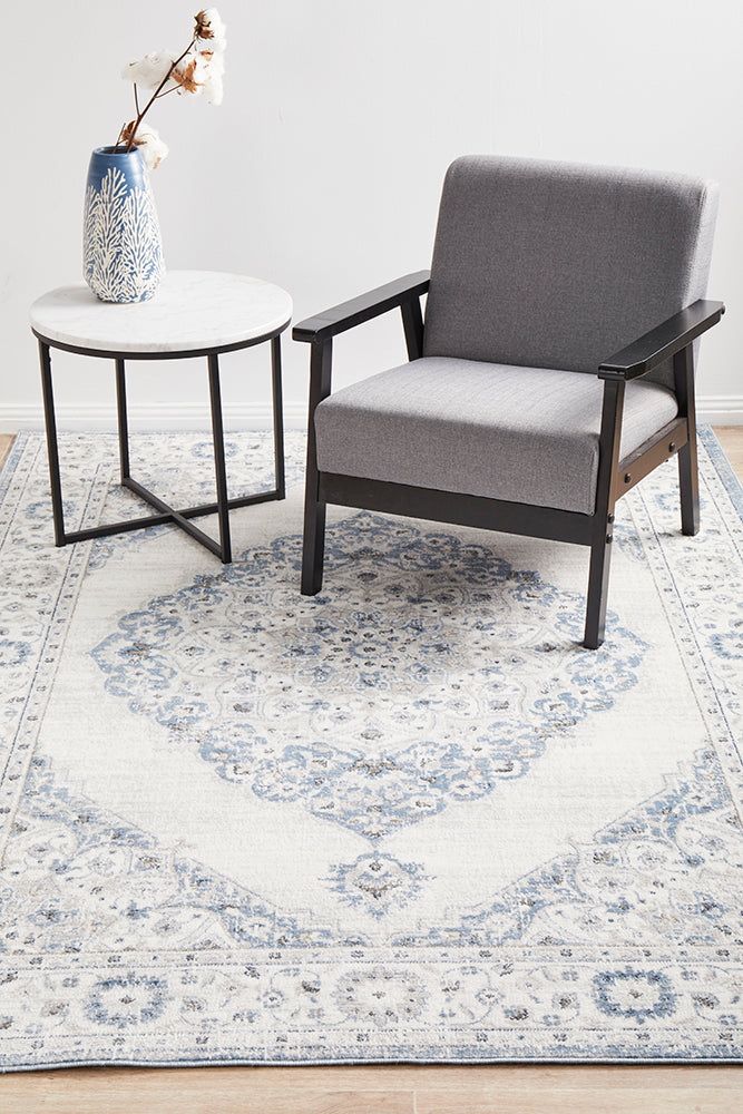 Milani Blue Transitional Rug