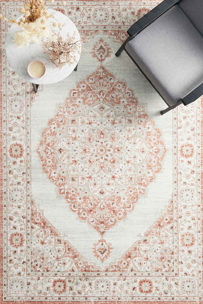 Milani Peach Transitional Rug