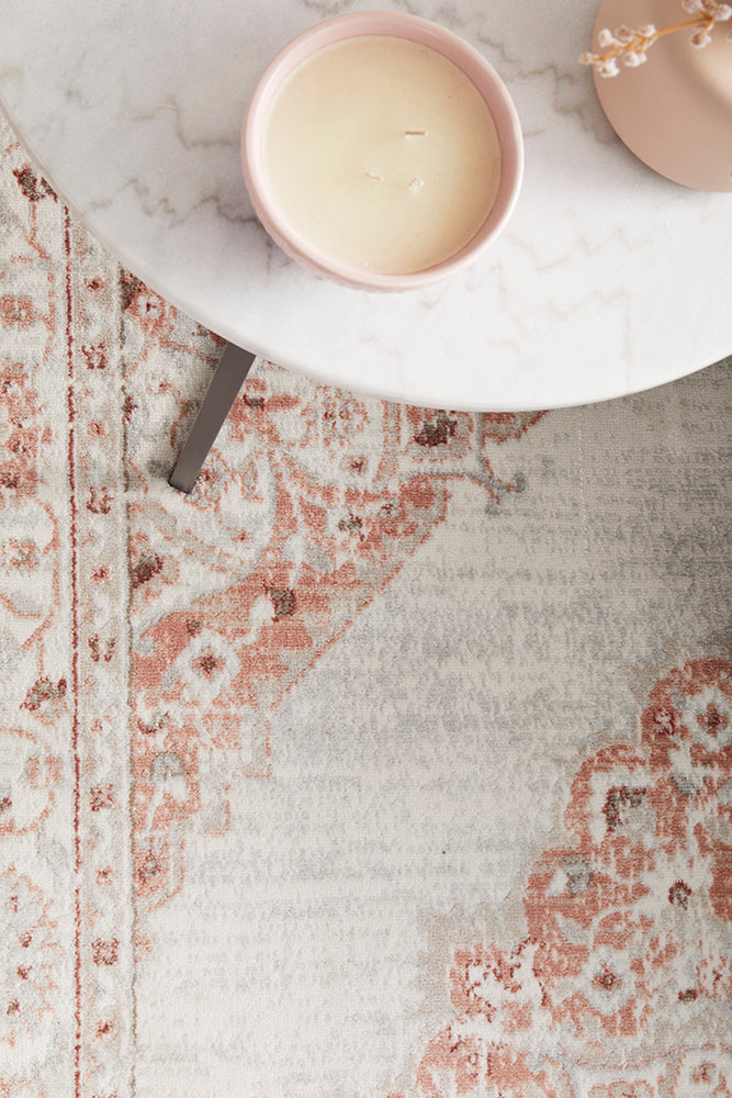 Milani Peach Transitional Rug