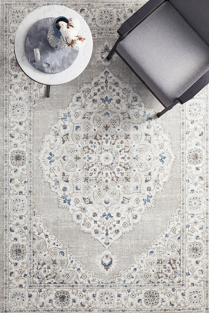 Milani Silver Transitional Rug