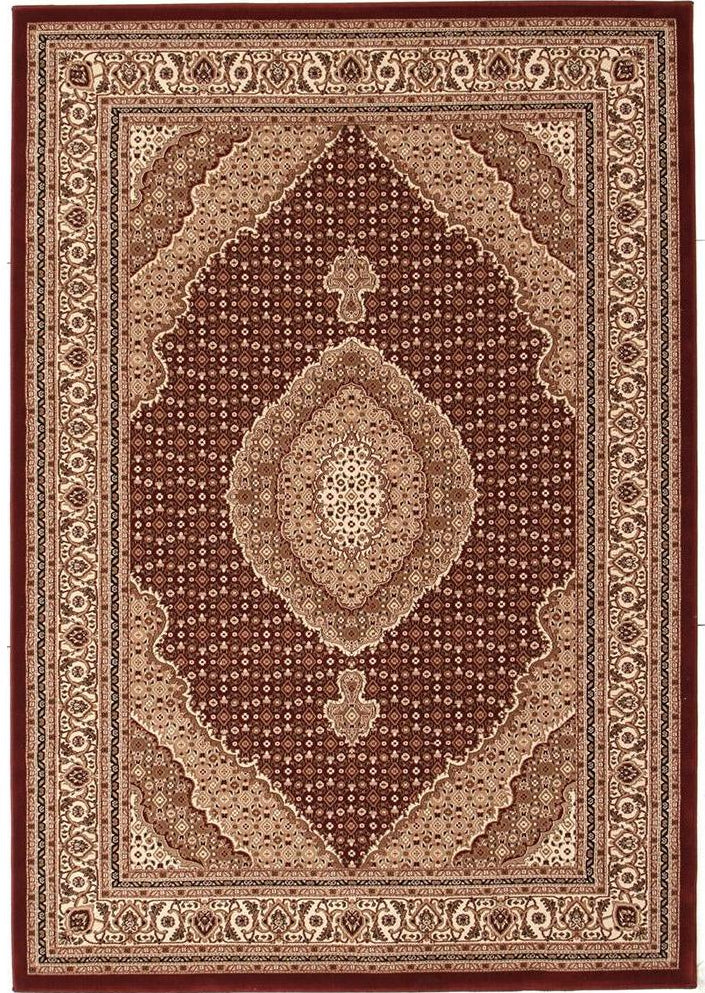 Stunning Formal Oriental Design Rug Red