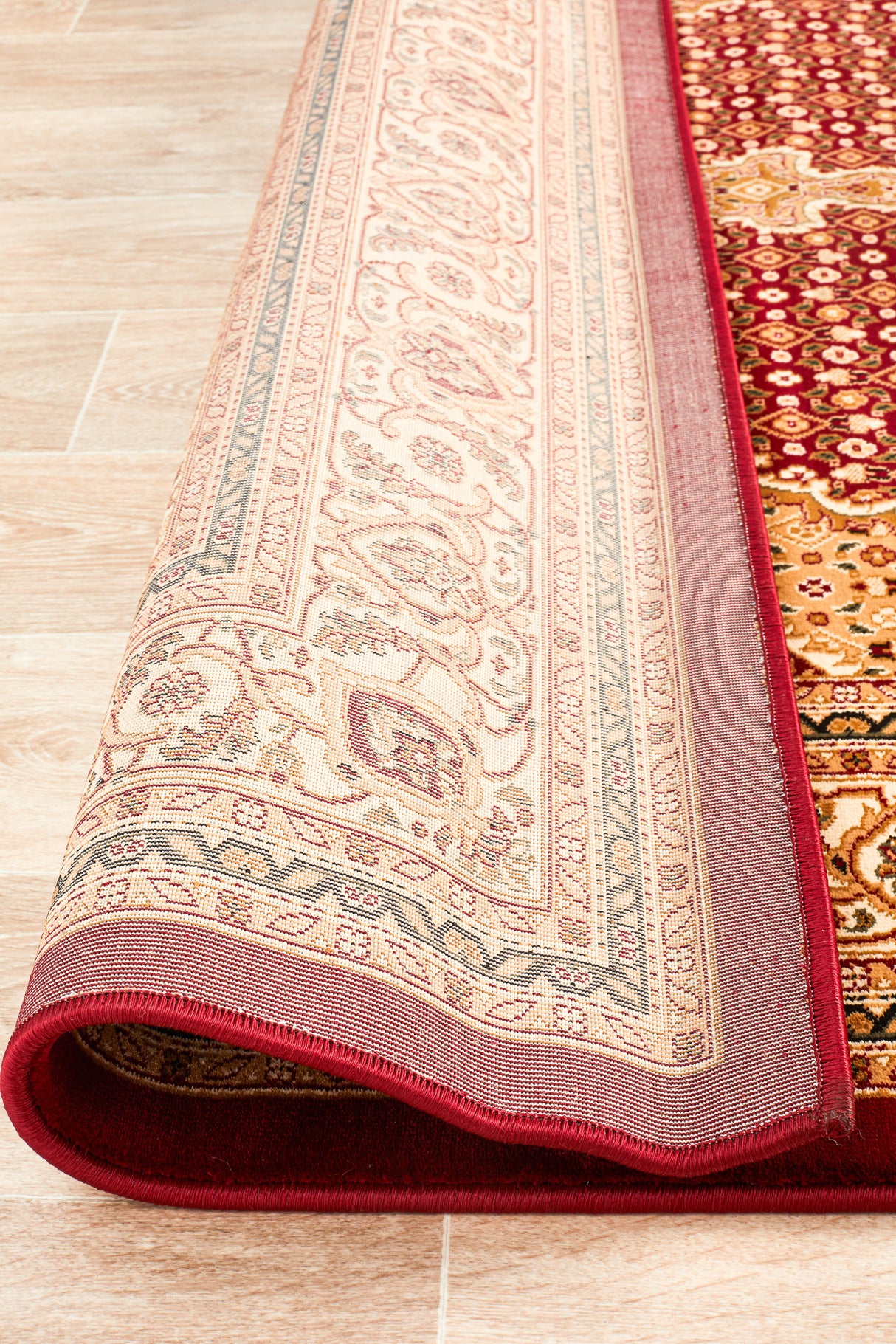 Stunning Formal Oriental Design Rug Red