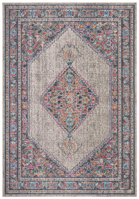 Vintage Distressed Eternal Diamond Grey Rug - Lost Design Society