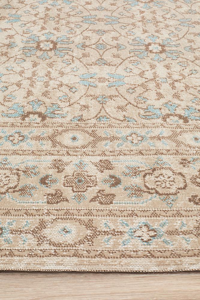 Vintage Distressed Eternal Washed Bone Rug