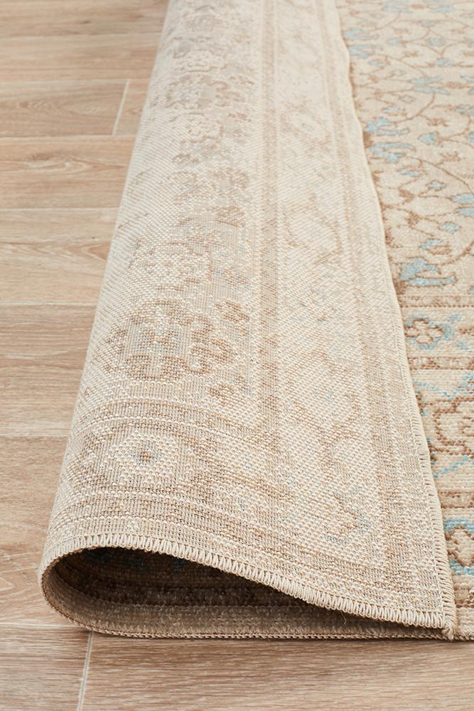 Vintage Distressed Eternal Washed Bone Rug