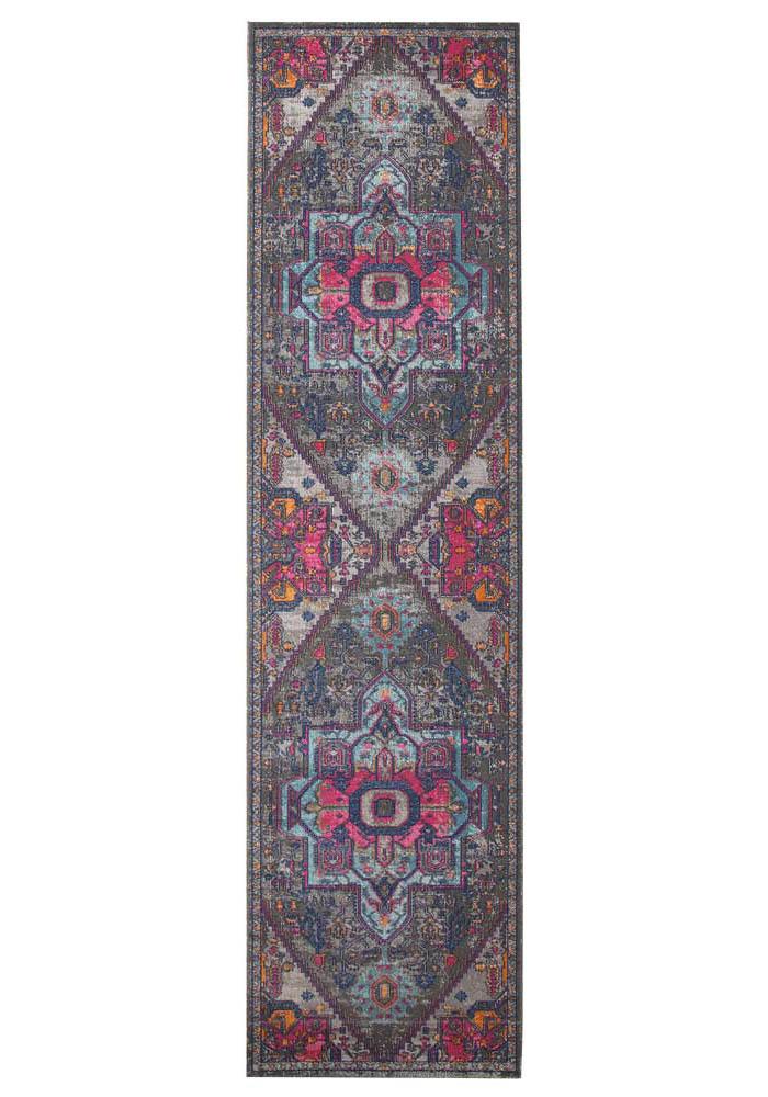 Vintage Distressed Eternal Quad Grey Rug