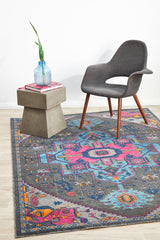 Vintage Distressed Eternal Quad Grey Rug