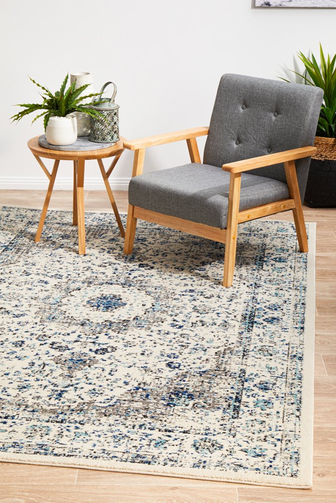 Mist Alpine White Transitional Rug