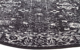 Estella Charcoal Transitional Round Rug