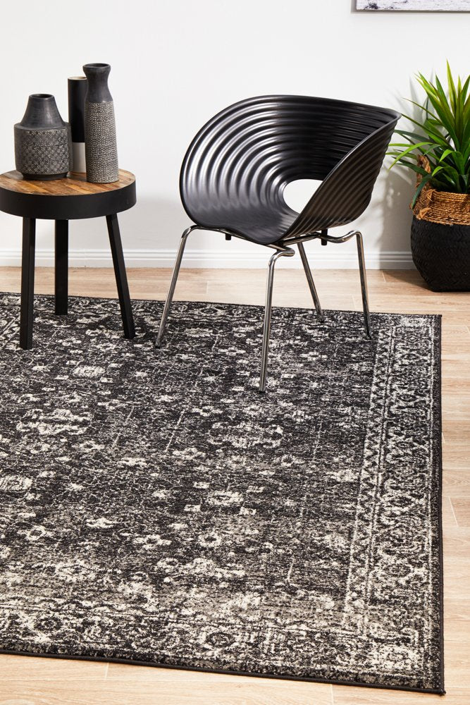 Estella Charcoal Transitional Rug