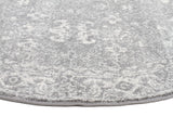 Pidegon Grey Traditional Round Rug