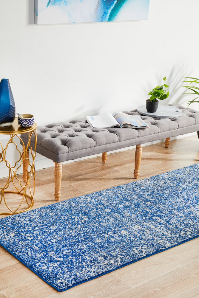 Oasis Navy Transitional Rug