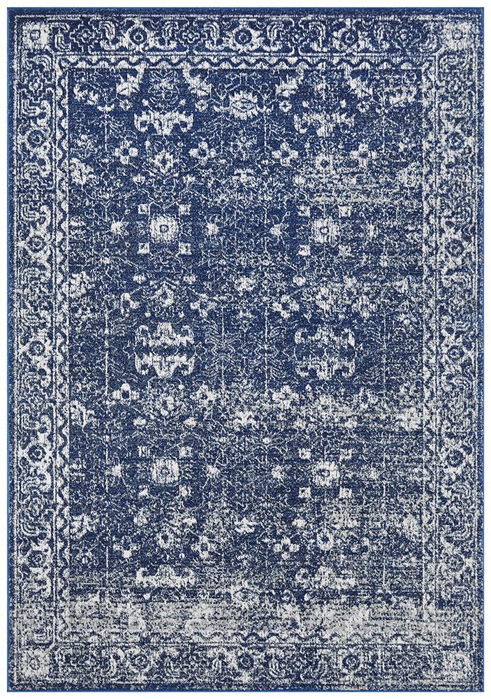 Oasis Navy Transitional Rug