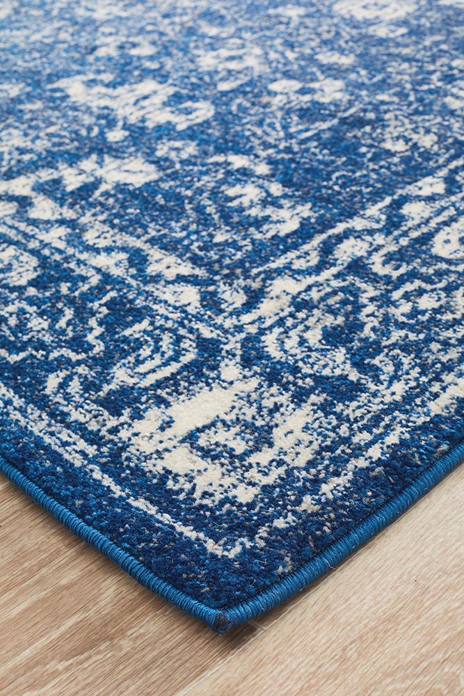 Oasis Navy Transitional Rug