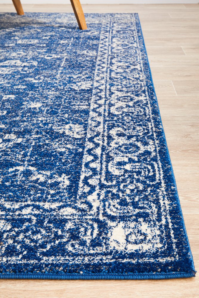 Oasis Navy Transitional Rug