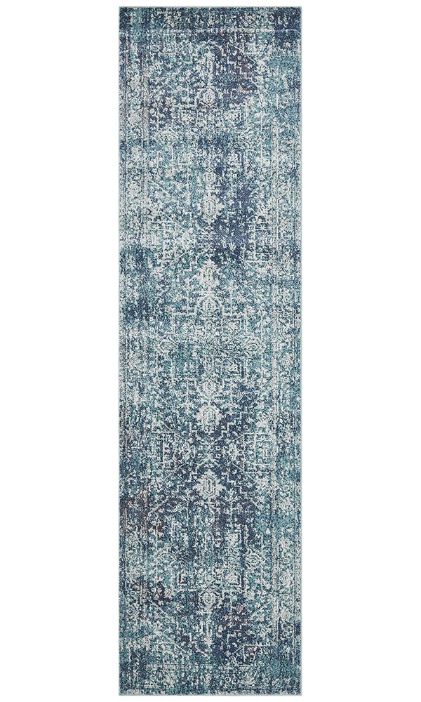 Blue Transitional Rug Muse Blue Transitional Rug – Lost Design Society