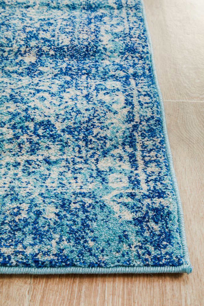 Muse Blue Transitional Rug