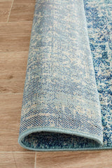 Muse Blue Transitional Rug