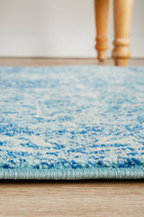 Muse Blue Transitional Rug