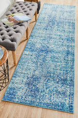 Muse Blue Transitional Rug