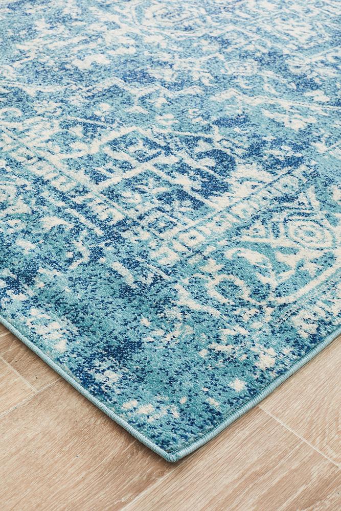 Muse Blue Transitional Rug