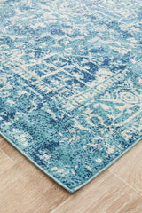 Muse Blue Transitional Rug