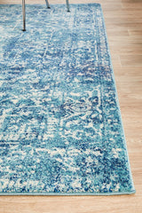 Muse Blue Transitional Rug