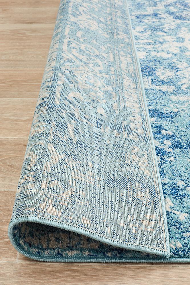 Muse Blue Transitional Rug – Lost Design Society