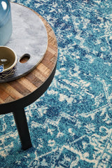 Muse Blue Transitional Rug