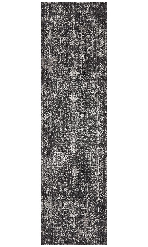 Scape Charcoal Transitional Rug