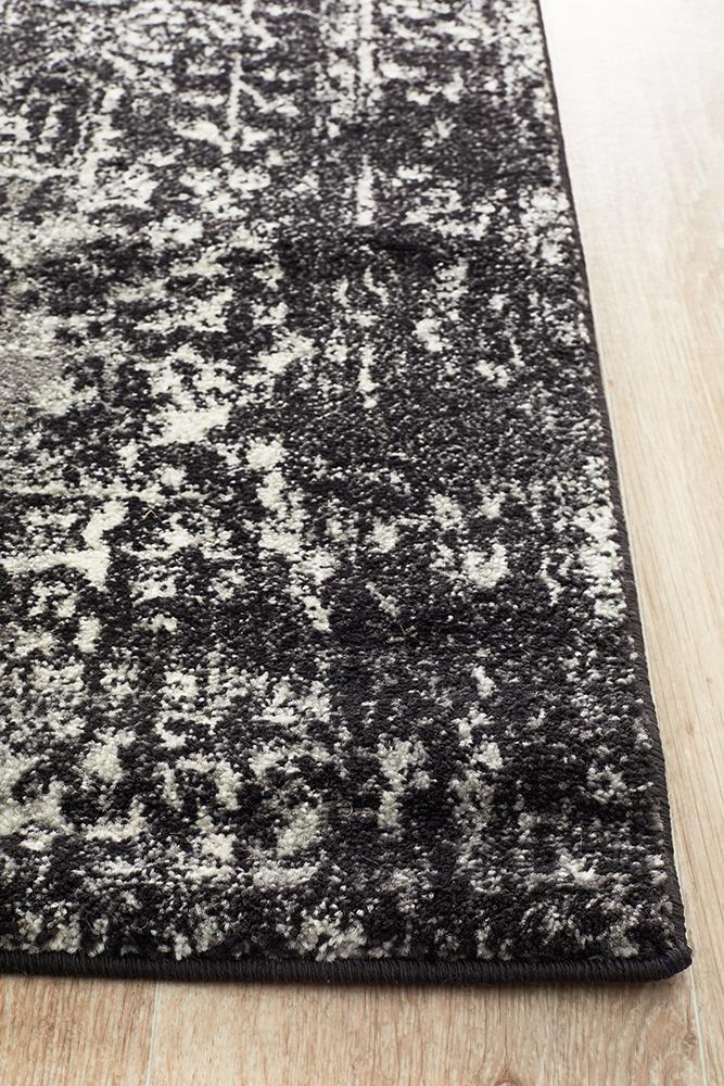 Scape Charcoal Transitional Rug