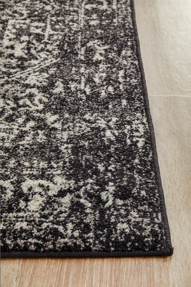 Scape Charcoal Transitional Rug