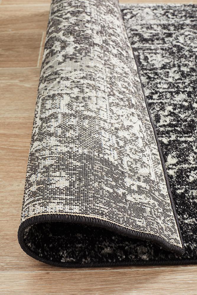 Scape Charcoal Transitional Rug