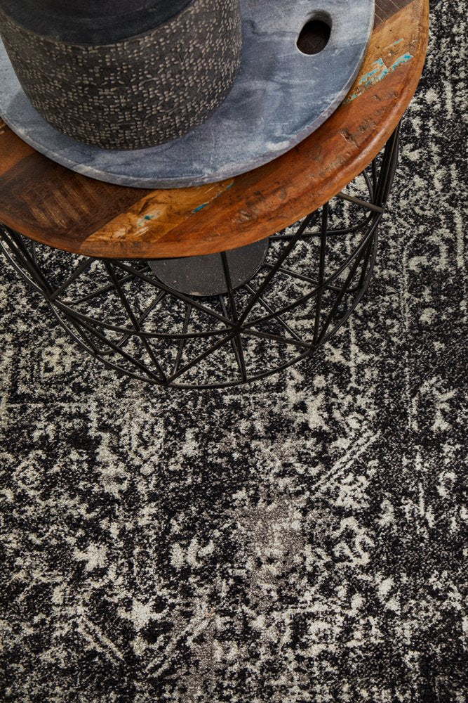 Scape Charcoal Transitional Rug